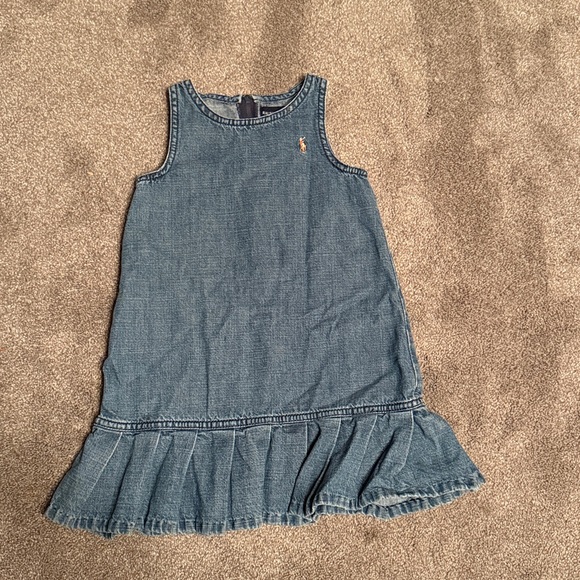 Ralph Lauren Light Blue Denim Dress - Picture 1 of 3